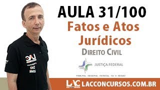 TRF 1ª Região  Direito Civil  Fatos e Atos Jurídicos  31100 [upl. by Shute]