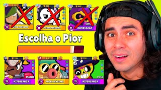 EU TENHO QUE ESCOLHER O PIOR TRIO Brawl Stars [upl. by Hoffert245]