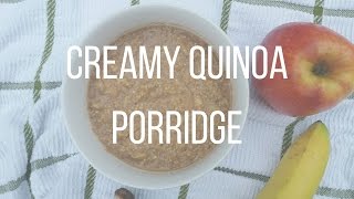 CREAMY QUINOA PORRIDGE  Apple quinoa porridge  Christina Tsiripidou [upl. by Atreb]