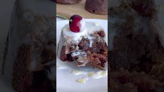 Cheat’s Christmas pudding christmasrecipe christmaspudding easydessert vegandessert [upl. by Nnil]