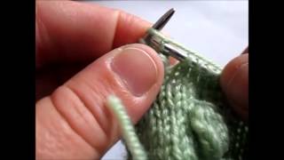 TUTO TRICOT APPRENDRE A TRICOTER DES NOPPES OU MOUCHES [upl. by Dowlen713]