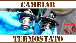 Como cambiar TERMOSTATO coche 🔧 [upl. by Innis]