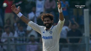 Ravindra Jadeja 4 wickets vs New Zealand  Day 2 3rd Test IND VS NZ [upl. by Simonette]