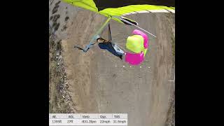 Big Drogue  Steep HG Landing Sylmar 20140122 [upl. by Gough]