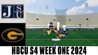 HBCU Grambling State Tigers  Jackson State Tigers  Roblox Football Highlights 2024 S4 [upl. by Davidson]