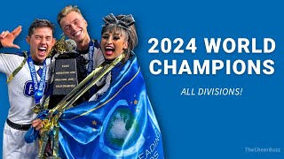 The Cheerleading Worlds 2024 Winners  ALL Teams amp Divisions [upl. by Anaes]