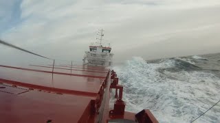 Big waves Skagerrak  North Sea [upl. by Crosby]