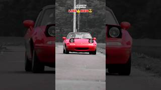 Mazda MX5 stabilo 😻👊 red dingin reaction otomotif jdm mazda miata creator [upl. by Louis]