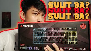 FANTECH K613 FIGHTER TKL II REVIEW [upl. by Tearle]