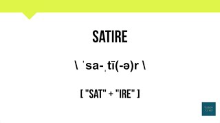 How To Pronounce Satire  Meaning  Pronunciation [upl. by Arrat846]