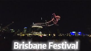 202409 Brisbane Festival Drone Show [upl. by Anuaf]