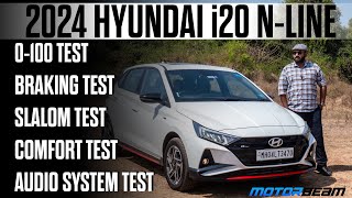 2024 Hyundai i20 NLine  10 RealLife Tests [upl. by Rdnaskela]