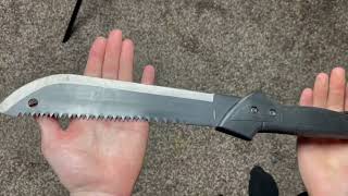 Gerber Gear Gator Machete JR Review How it looks after 3 days of bush whacking [upl. by Barfuss]