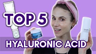 MY TOP 5 HYALURONIC ACID SKIN CARE PRODUCTS DR DRAY [upl. by Dusza977]