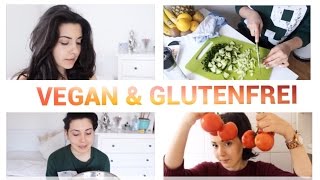 VEGAN UND GLUTENFREI  FULL DAY OF EATING amp FOOD HAUL [upl. by Ikoek]