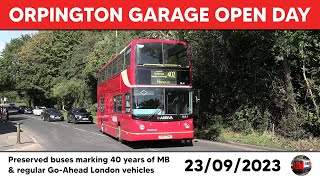 Orpington Bus Garage Open Day 23092023 [upl. by Elana820]