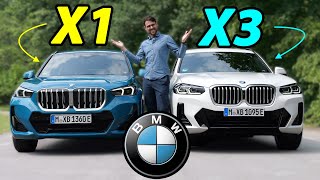 Сравнительный обзор BMW X1 против X3 M Sport [upl. by Yral657]