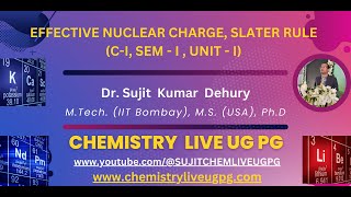 SLATER RULE EFFECTIVE NUCLEAR CHARGE [upl. by Nylednarb]