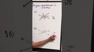 Ángulos opuestos por el vértice [upl. by De Witt]