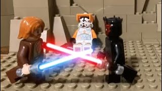 Obiwan vs Darth maul stop motion [upl. by Gilletta]