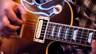 Gibson 04 Les Paul Standard  Fender Deluxe Reverb Reissue  Wampler PlexiDrive  Minor Blues Jam [upl. by Aceissej]