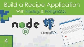 Recipe App Using Nodejs amp PostgreSQL  Part 4 [upl. by Kali]