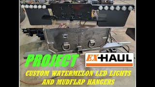 PROJECT quotEXHAULquot PT5 MAKING REAR LED LIGHT PANELS  MUDFLAP BRACKETS [upl. by Ardnalac]