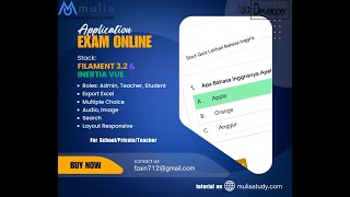 Aplikasi Exam Online Filament 32 amp Inertia Vue [upl. by Aidin88]