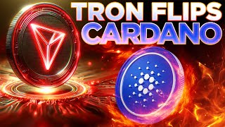 TRON Finally Flips Cardano ️‍🔥Stablecoin Disaster [upl. by Datnow]