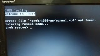 Fix GRUB Rescue Error in Arch Linux [upl. by Repip505]