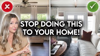 10 REASONS YOUR HOME LOOKS CHEAP  INTERIOR DESIGN MISTAKES [upl. by Eat793]