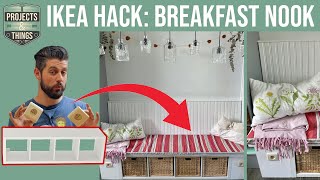 IKEA HACK  40 Kallax Shelf Becomes Upscale Bench Seating  DIY build [upl. by Elatsyrk]