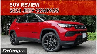 2023 Jeep Compass  SUV Review  Drivingca [upl. by Aniratac41]