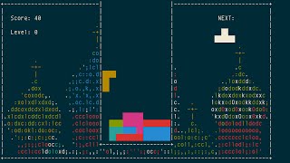 Bashtris Tetris in Bash [upl. by Geralda]