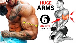 Biceps and Triceps workout at gym  6 effective exercises [upl. by Adnic]