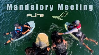 Mandatory Meeting efoil fliteboard liftfoils insta360x4 [upl. by Liamsi20]