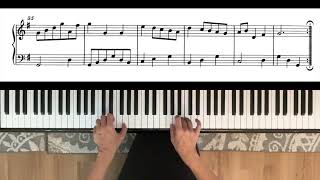 Demonstration Minuet in G major BWV Anh 116 Petzold from Bachs Anna Magdalena Notebook [upl. by Ehtyaf]