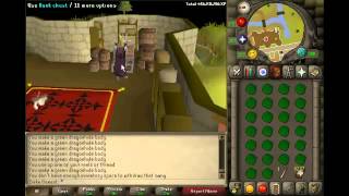 RS07 Zieke Geeest  12 Min Of Crafting Green Dragonhide Bodies 260k exphour [upl. by Esina277]