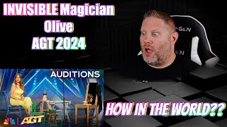 INVISIBLE Magician Olive FREAKS OUT The Judges  Auditions  AGT 2024  HONEST REACTION [upl. by Spillihp]