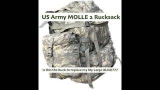 US Army MOLLE 2 Rucksack Can it replace my Large ALICE [upl. by Kciwdahc]