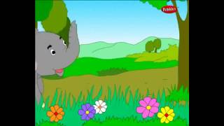 Inglés poesías infantiles canciones infantiles  elly  los elefantes  animada rimas para niños [upl. by Tesil]