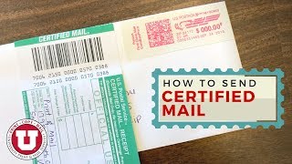 How To Send Certified Mail [upl. by Baynebridge]