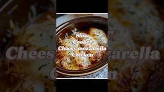 Slow cooker cheesy mozzarella chicken crockpotcooking ketolifestyle whatsfordinner sundaycooking [upl. by Ettelocin164]