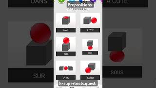 Learn French prepositions for beginners Apprendre les prépositions françaises learnfrench [upl. by Mady]