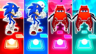 Sonic Prime VS McQueen Eater  Tiles Hop 🎶Who Is Best [upl. by Sacrod319]