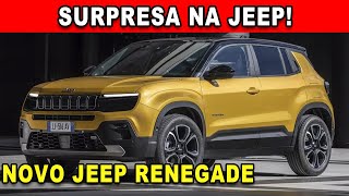 🚨SURPRESA JEEP RENEGADE CHEGA COM PLATAFORMA DA CITROËN [upl. by Alten]