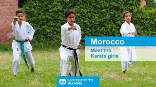 Morocco Meet the Karate girls [upl. by Atinev]