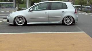 VW Golf MK 5 on Air Ride GAS HD [upl. by Debo]