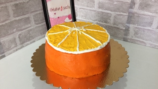 Portakal Pasta Yapımı  Orange Cake Making 🍊🎂 [upl. by Jessalin440]