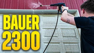 Bauer 2300 PSI Electric Pressure Washer With Turbo Nozzle Review amp Test [upl. by Enoryt229]